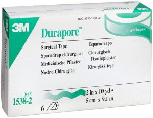 3M DURAPORE - 6 Rolls  (1538-2'')