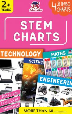 Stem Charts - 4 Jumbo Charts for Kids Wall Chart