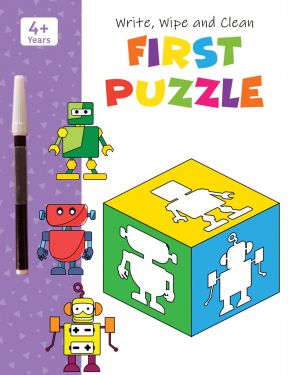 First Puzzle - Write, Wipe and Clean Book