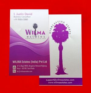 Metallic Synthetic Business Card