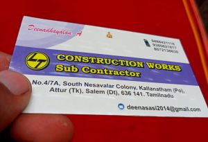 3D Finish Business Card