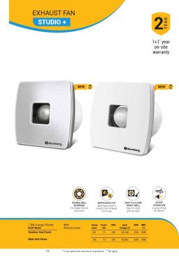 Energy Saving Exhaust Fan Studio+