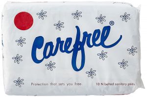 Carefree Sanitary Pads - Regular (10 pads)