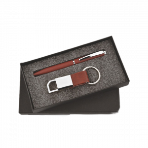 Pen & Keychain Brown