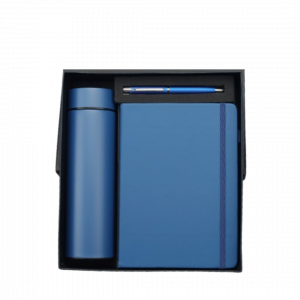 Diary, Pen, Bottle Blue
