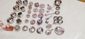 Stainless Steel Children Kitchen Toys Miniature Cooking Set