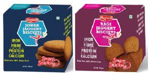 Ragi Jaggery Biscuits & Jowar Jaggery Biscuits