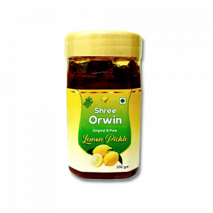 Shree Orwin Homemade Lemon pickle | Red Chilly & Ginger | lemon Pickle-250g