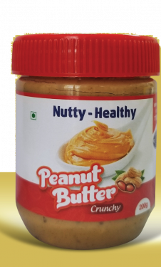 Nutty-Healthy Peanut Butter Crunchy- 200gm