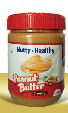 Nutty-Healthy Peanut Butter Crunchy- 400gm