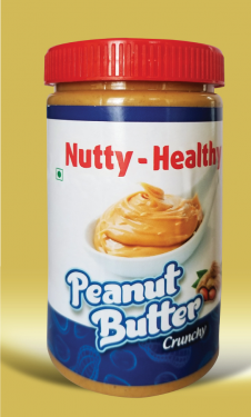 Nutty-Healthy Peanut Butter Crunchy- 750gm
