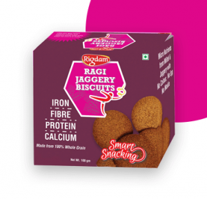 Ragi Jaggery Biscuits