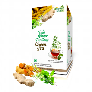 TULSI GINGER TURMERIC GREEN TEA