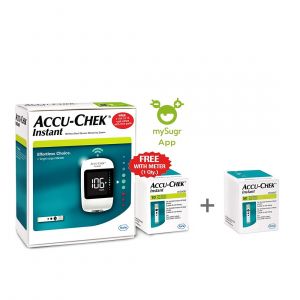 Accu-Chek Instant Meter with 10 strips + Accu-Chek Instant 50 Strips